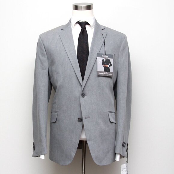 Kenneth Cole Reaction‎ Men's 2 pc Suit Blazer 46R Jacket Pants 34Wx34L E02121 - Picture 4 of 15